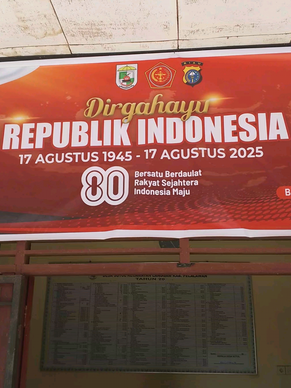 Kepala Desa Sotol bersama Babinsa Dan Bhabinkamtibmas mempersiapkan Hari Kemerdekaan Indonesia ke-80!  Mari kita lanjutkan perjuangan dengan karya dan kontribusi nyata untuk negeri tercinta. #kepaladesa #babinsa #bhabinkamtibmas #dirgahayuindonesia  #desasotol 