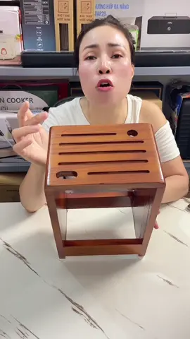 Giảm giá tốt cho chiếc kệ gỗ treo dao kéo #kededao #kedao #xuhuong #hahienhoa1 