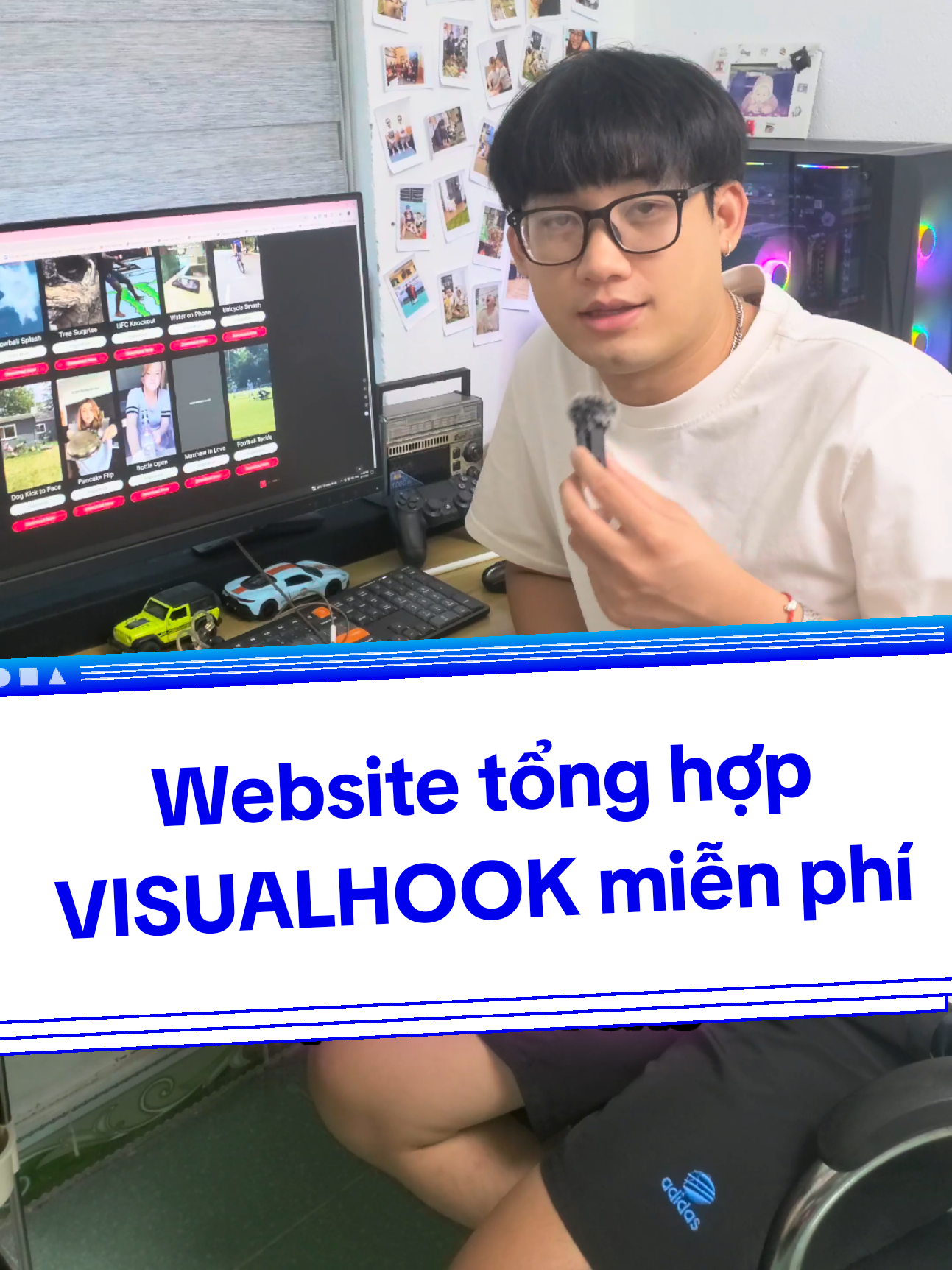 website tổng hợp visualhook miễn phí #hocquayvideo #contentcreator  #affiliate #livestream #iacotuan 