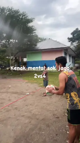 kenak mental diajak 4 vs 2 malah kawalahan  #voliasik #volitarkam #voli #fyp 