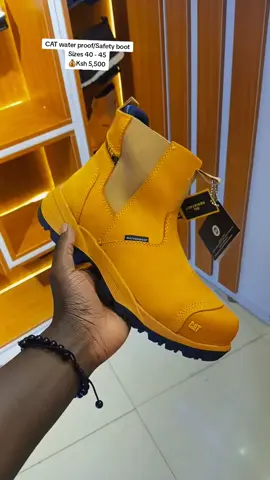 CAT water proof/Safety boot Sizes 40 - 45 💰Ksh 5,500 📞0758570118 #CAT #safetyboots #fyp #boot 