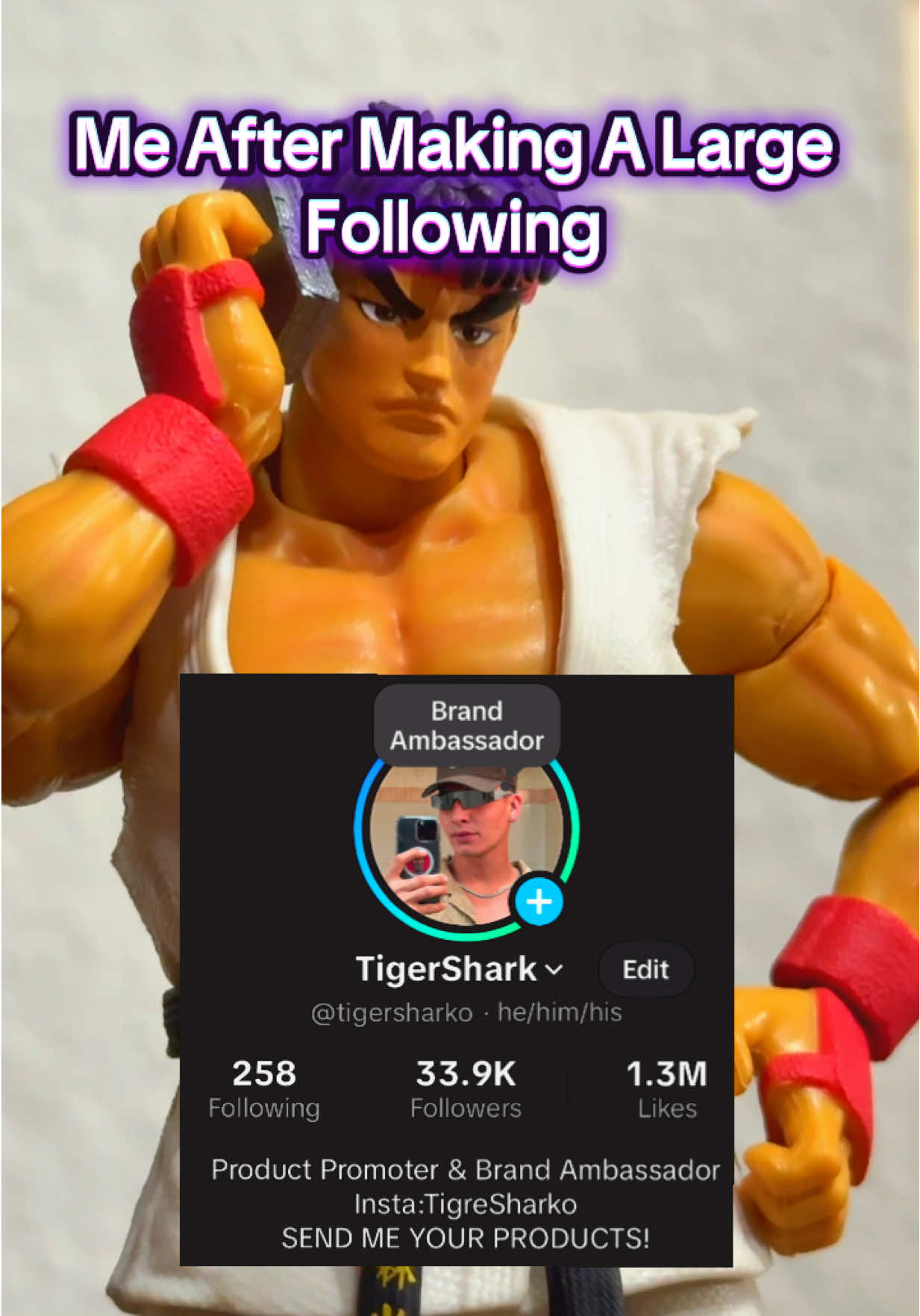 Check out my instagram (TigreSharko) #fyp #foryou #foryoupage #ryu #chunli #toxic #toxica #fame #brand #ambassador 