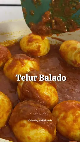 Save Dulu Aja❗️ Telur Balado Simpel & satset Bahan: - 8 butir telur - 1 bks Desaku Balado - 250 ml air - Garam secukupnya - 1 sdm gula pasir Bumbu Halus :  - 8 siung bawang merah - 1 buah tomat #telurbalado_satset #resepsatset_rudy #masakansimple #resepsimple #resepsimple #EasyRecipe #menurumahan #idemasakan 