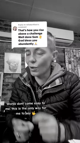 Replying to @milady40six #CreateWithEffects #sam #signlanguage No hate 