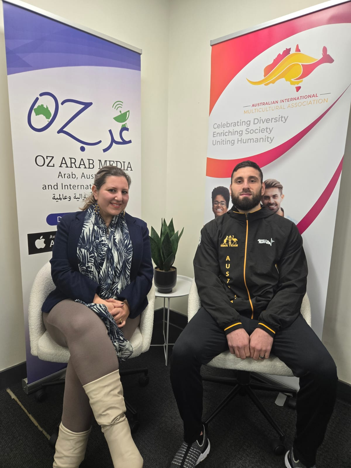 Bankstown’s own international MMA fighter @adamnahasmma 🥊 joins us in the Oz Arab Media studio 🎙️🎥! From representing Australia 🇦🇺 on the world stage 🌍 to the grind behind his next big bout 🔥, this chat is all heart, hustle, and hometown pride 💪🏽. Watch now and back a local legend ⭐ #OzArabMedia #AdamNahhas #MMA #AustralianMMA #Bankstown #Sydney #Interview #FightLife #OnTheRise #CommunityPride Hosted by @christinenassiftadros @bankstownrsl