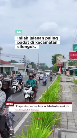 Situasi lalu-lintas di jam istirahat dan pulang sekolah. #kabaracilongok #cilongok