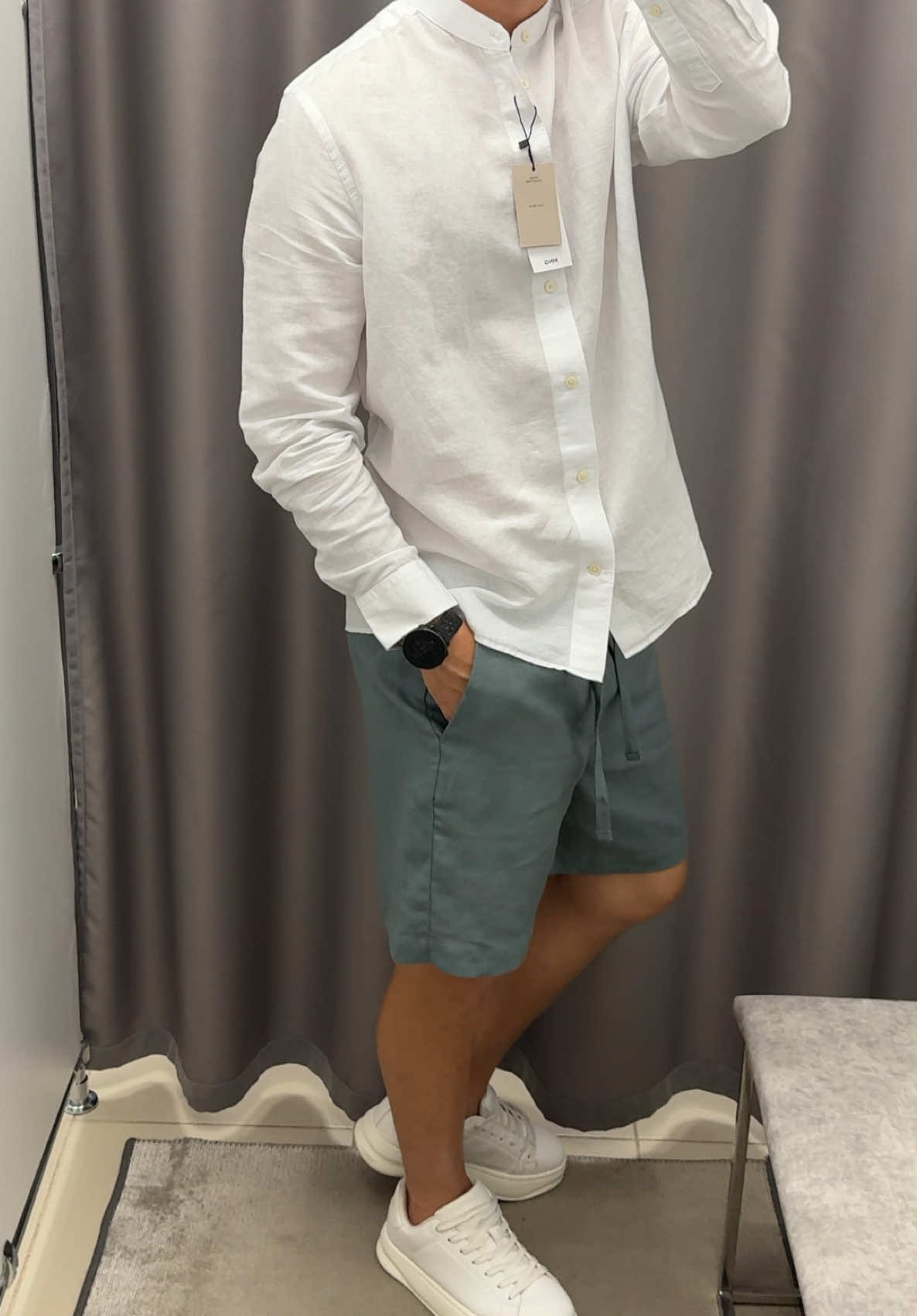 ✔️1899 грн АКЦІЙНА ЦІНА  1449 грн 🔥 Лляна сорочка MANGO з коміром-стійкою  art. 17041249 ✔️1449 грн АКЦІЙНА ЦІНА  ✔️949 грн 🔥 Шорти ZARA Relaxed Fit зі 100% льону  art.5070/143 #zaraoutfit #menfashionstylesm 