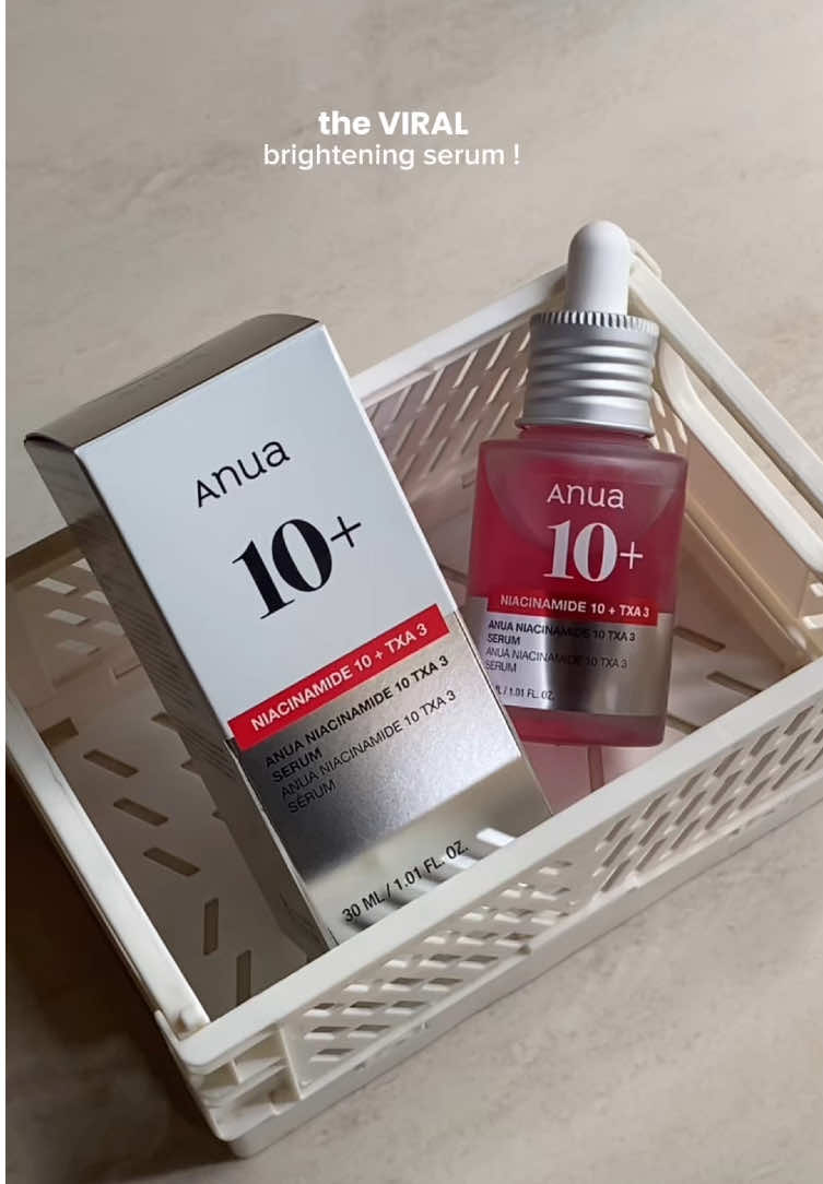 got dark spots? this is the solution 🥰 anua niacinamide 10% + TXA 3% serum @ANUA Indonesia  #anua#anuaserum#koreanskincare #darkspots#brigteningserum