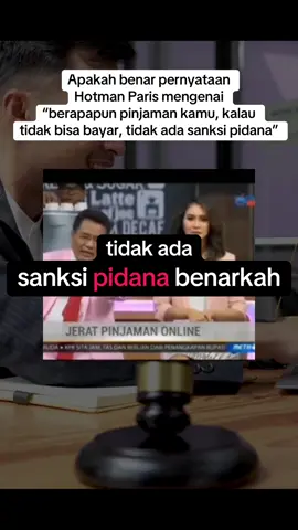 Pernyataan Hotman Paris bahwa “berapapun pinjaman kamu, kalau tidak bisa bayar, tidak ada sanksi pidana” memang benar secara hukum, namun ada catatan penting. Utang-piutang termasuk ranah perdata, jadi gagal bayar tidak otomatis jadi pidana. Namun, jika ada unsur penipuan atau penggelapan, bisa dikenakan sanksi pidana. Contohnya meminjam dengan niat tidak bayar sejak awal atau menggunakan data palsu. Dalam kasus pinjaman bank atau pinjol ilegal, unsur itikad buruk atau penipuan juga bisa berujung pidana. Jadi, penting untuk pahami perjanjian, berkomunikasi dengan kreditur, dan konsultasi pengacara jika ada masalah. Video ini memberikan penjelasan singkat dan jelas agar kamu lebih paham hak dan kewajiban saat berutang. #HukumUtang #HotmanParis #GagalBayarUtang #Pinjaman #UtangPiutang 