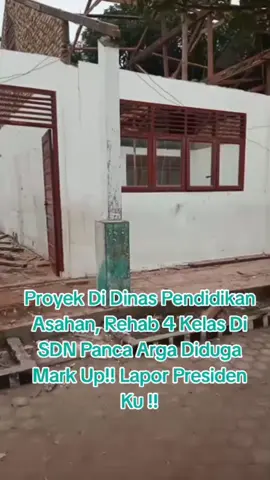 Gemmako Asahan Soroti Proyek Rp 164 Juta Di Dinas Pendidikan Kegiatan Rehab 4 Kelas Di UPTD SDN 014613 Panca Arga Di Duga Mark Up  Kabupaten Asahan, Beritamerdekaonlinecom:  Dewan Pimpinan Pusat Lembaga Swadaya Masyarakat Gerakan Masyarakat dan Mahasiswa Anti Korupsi Kabupaten Asahan Provinsi Sumatera Utara Republik Indonesia (DPP LSM GEMMAKO ASAHAN SUMUT RI) menyoroti proyek di Dinas Pendidikan Kabupaten Asahan pada kegiatan rehabilitasi sedang/berat ruang kelas UPTD SDN 014613 Panca Arga Kecamatan Rawang Panca Arga, Pelaksana CV Gunung Krame , Nilai Kontrak Rp 164.800.000, Sumber Dana (DAU SG) TA. 2025, Tanggal Mulai 27 Mei 2025, Tanggal selesai dengan masa pelaksanaan 90 hari kelendar diduga terindikasi Korupsi/Mark Up. Dikonfirmasi Kepsek UPTD SDN 014613 Panca Arga, mengatakan mengenai proyek tersebut saya tidak tahu dan bukan urusanku itu. Pak !!. 