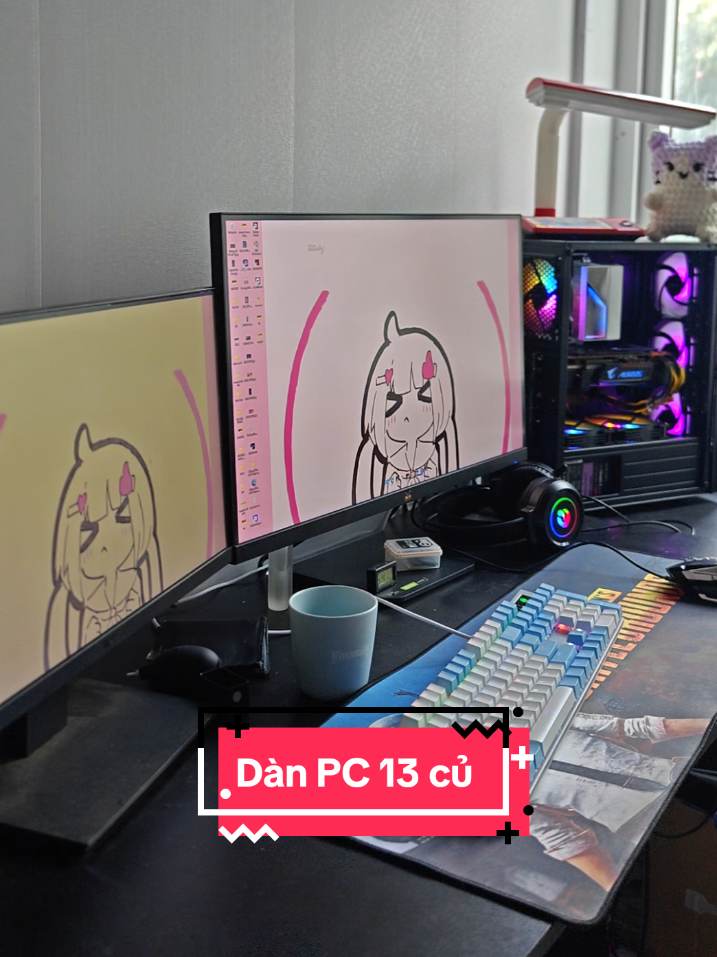 PC 13 củ kèm màn sẽ có gì #pcgaming #1080ti #nvidia #pc 