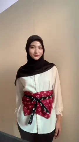 lucu bgt waena obinyaa❤️🖤 #obibelt #obibeltjumputan #jumputan #batik #fyp 