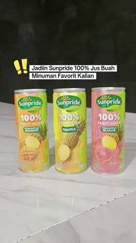 Lagi ngurangin gula eh ada minuman yang nyegerin tapi dibuat tanpa tambahan gula, real 100% jus buah asli @sunpride.id #Sunpride #JusBuahAsli 