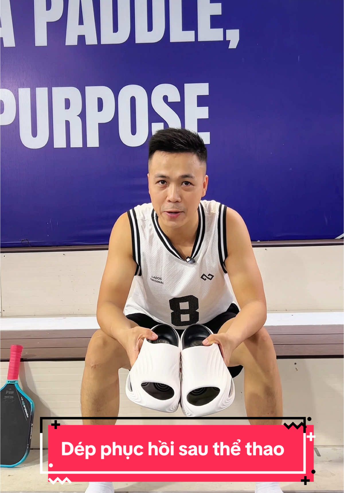Dép phục hồi sau thể thao #phukienpickleball #pickleball #phukienthethao #depmassage #depthugian 