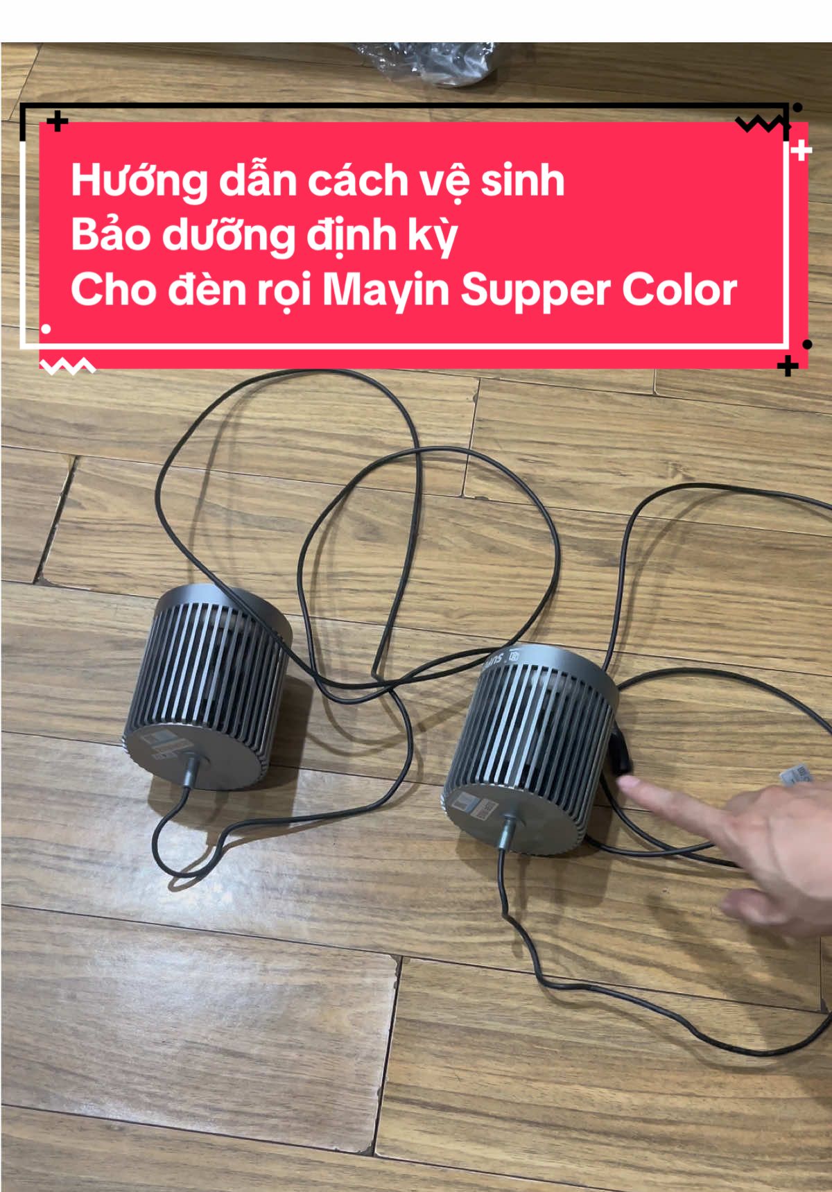 Hướng dẫn vệ sinh đèn rọi Mayin Supper Color giúp đèn được bền và quạt không bị kêu. #chepphitan #chepsutu #denroimayin#denruong #mayin 