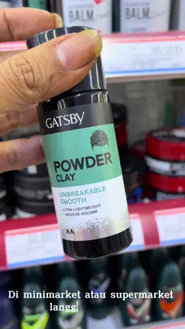 GATSBY POWDER CLAY UNBREAKABLE SMOOTH untuk kalian yang punya rambut yang susah diatur. #stylingwithpowderclay #fypシ #indonesia🇮🇩 #fypシ゚viral #familytime 