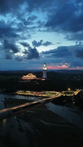 Một buổi chiều hoàng hôn tại Chùa Minh Đức #chuaminhduc #76quangngai #dji #djimini4pro #flycam 