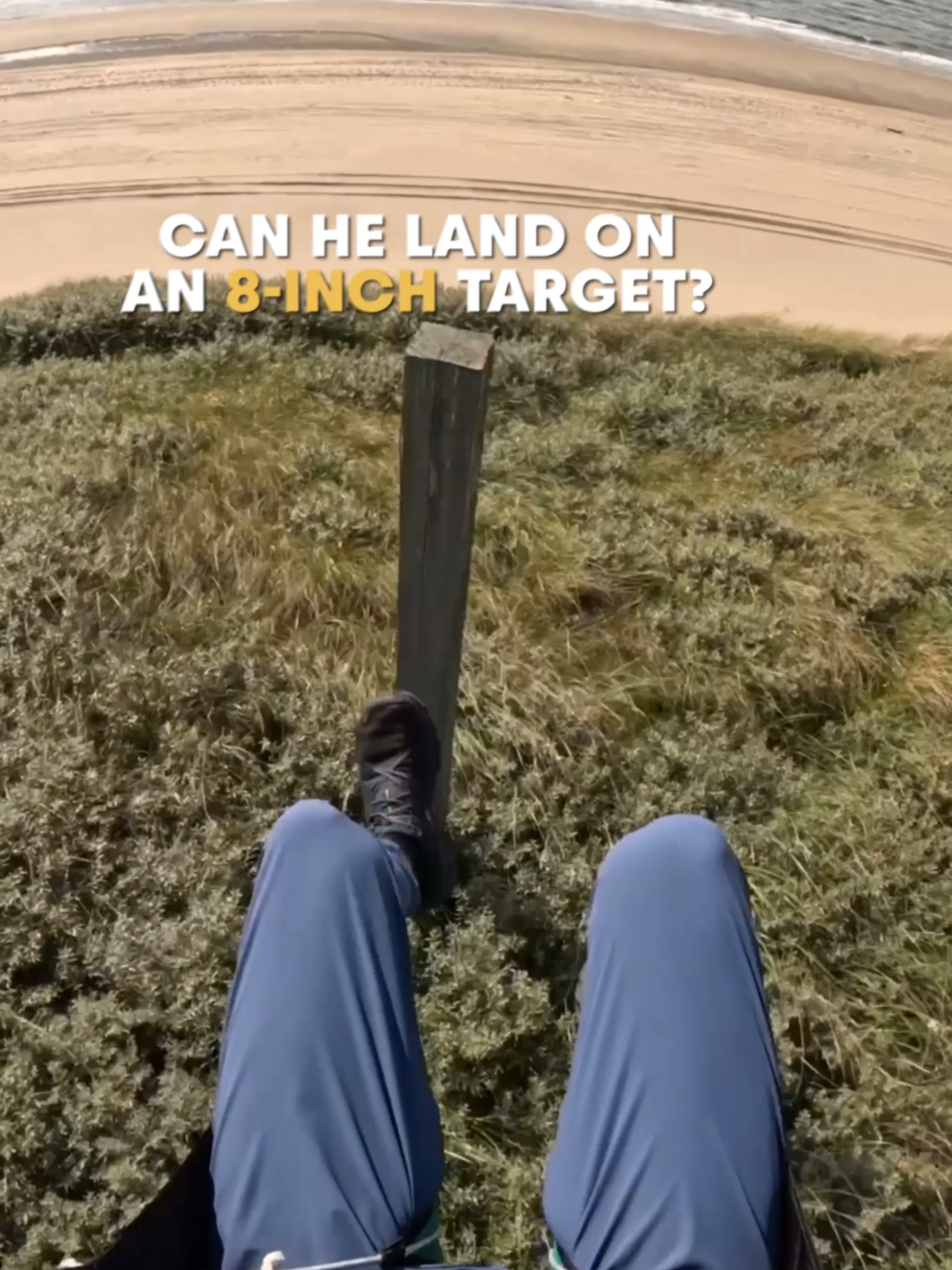 the tiniest bullseye 🫡 🪂: @marco_fuerst #redbull #givesyouwiiings #energydrink #paragliding