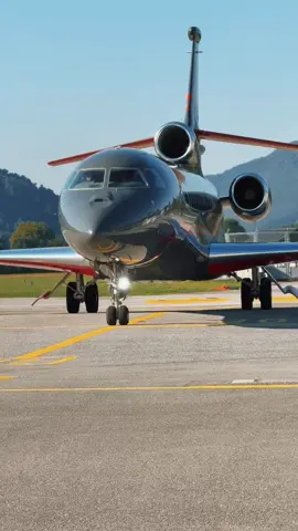 FA8X ready to taxi🔥.  #dassault #luxury #privatejet #aviation #lugano 
