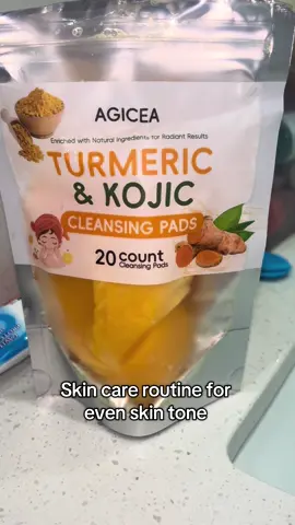 #tumeric #skincareroutine #skincare #evenskintone #tiktokmademebuyit @AGICEA 