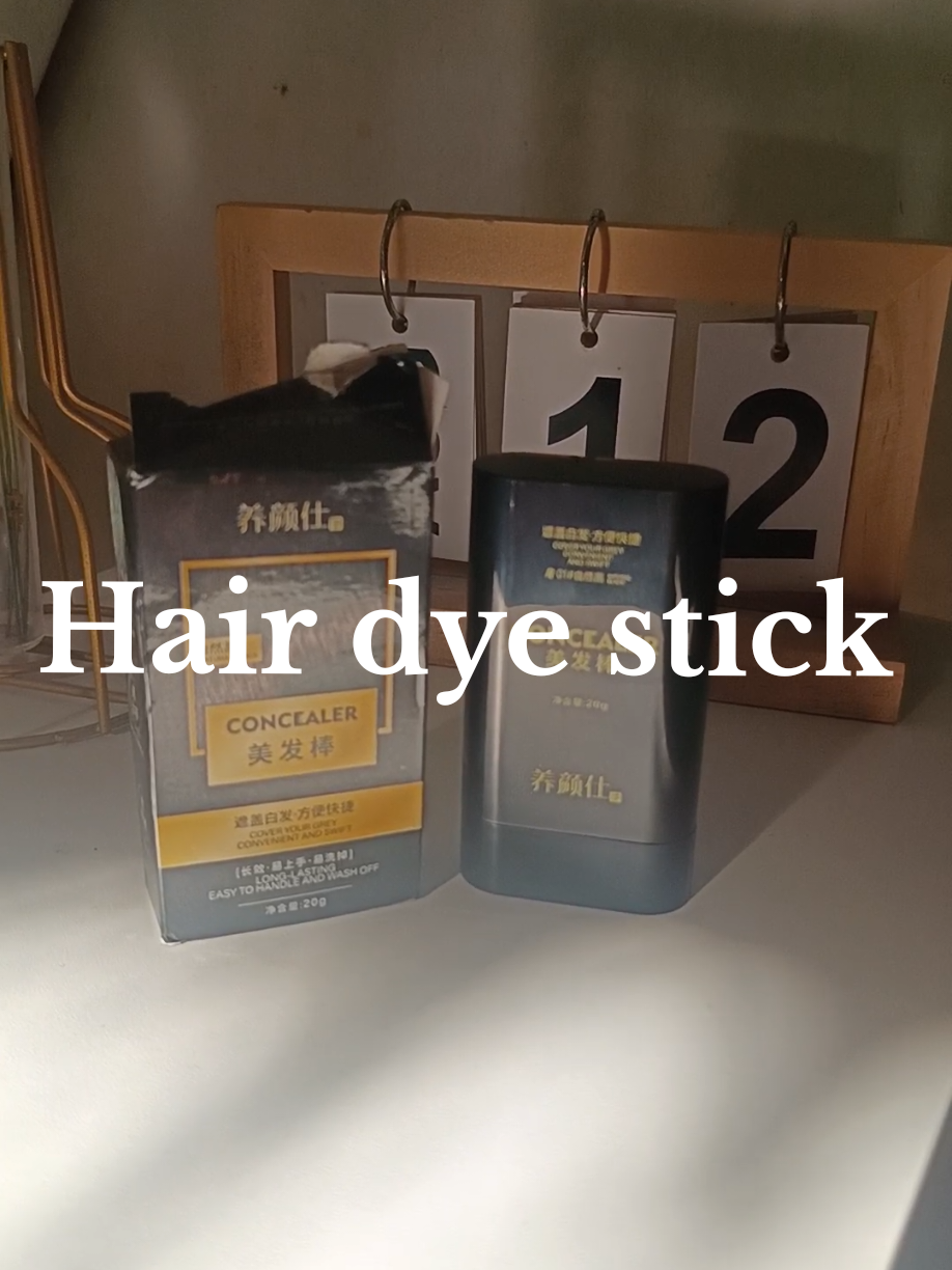 Pwede to sa may mga biglaang lakad..  #hairdyestickcolor #temporaryhaircolor #longlastinghairdyecream #haircolor #fyp 