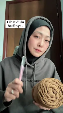 Hasil satu jam #crochetlovers❤️ #crochetbag #handmade #bag #slingbag 