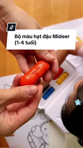 Bộ màu hạt đậu hữu có Mideer cho bé 1-4 tuổi#mehien2con #mevabe #hoclieuchobe #dochoitreem #butmau 