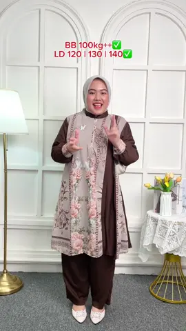 BB 100kg+ tetep bisa tampil manis? Ini buktinya😍✨ #onesetjumbo #bigsizeootd #bigsizefashion 