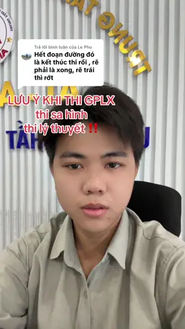 Trả lời @Le Phu #xuhuong #thibanglaixe #thayhieutrungtamanduong #sathachlaixe #viral 