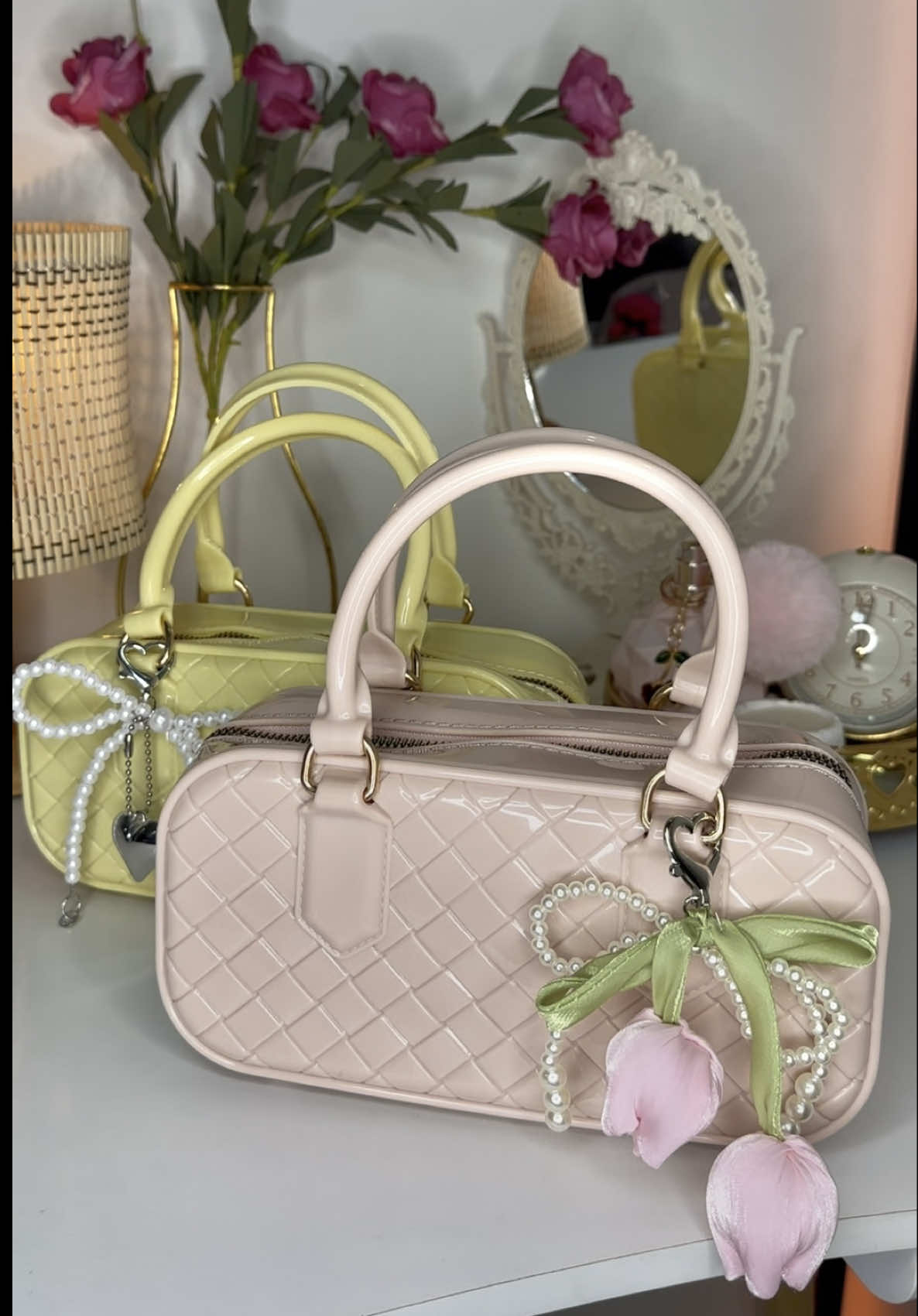 Obsessed with these cute & affordable sling bags! ✨💫 #fyp #slingbag #jellybag #bagrecommendation #pastelcolors 