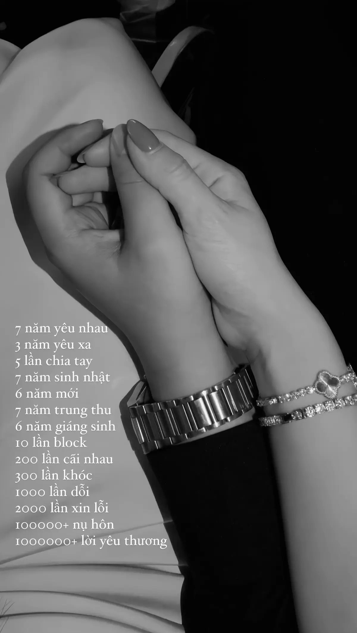 “Vì chuyện tình của bọn mình rất bình yên, nên có đôi lúc em lại nhìn không rõ và trách móc anh về một thứ tình yêu nồng nhiệt mà em nghĩ mình không có.” 🤍