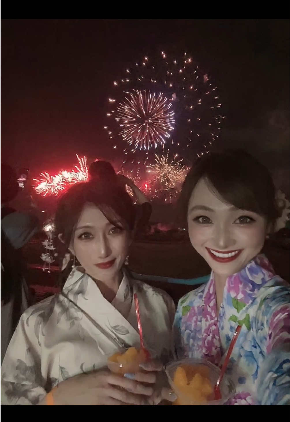花火とまりこ🎆#福岡 #花火大会 #浴衣 #小郡 #おすすめ 