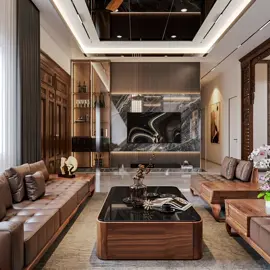 Thiết kế phòng khách kiểu gỗ hiện đại sang trọng #fresh_design #fresh_design #phongkhachdep 