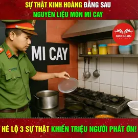 Sự Thật Kinh Hoàng Đằng Sau Nguyên Liệu Món Mì Cay - Hé Lộ 3 Sự Thật Khiến Triệu Người Phát Ớn!#xuhuongtiktok #thongtinmoinhat #gocnhintrithuc 