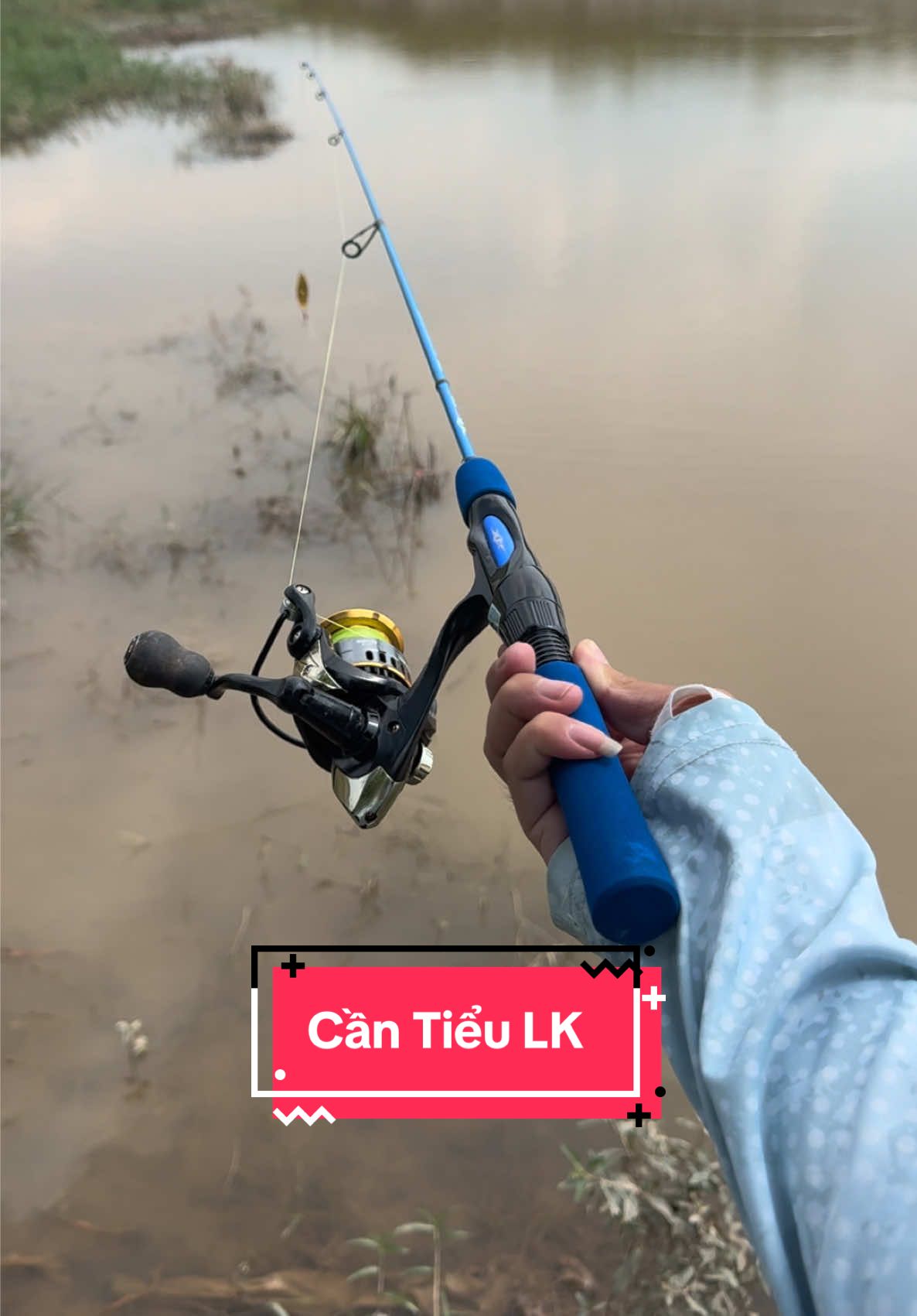 Cần câu lure Tiểu LK hoa #cantieulk #lkhoa 