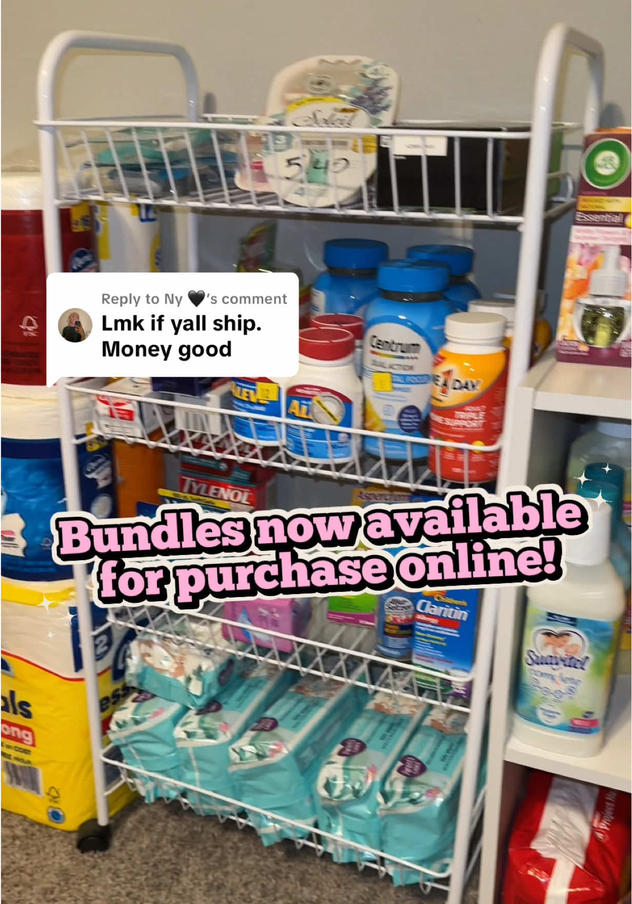 Replying to @Ny 🖤 Y’all asked… I delivered 👀 My stockpile is finally online! 🛒 Limited quantities + first 5 bundle orders get a FREE gift card 🎁 Don’t wait—when it’s gone, it’s gone til RESTOCK! 🚨 #StockpileSale #CouponerFinds #MysteryBundles #StockpileShopping #DealsYouNeed   