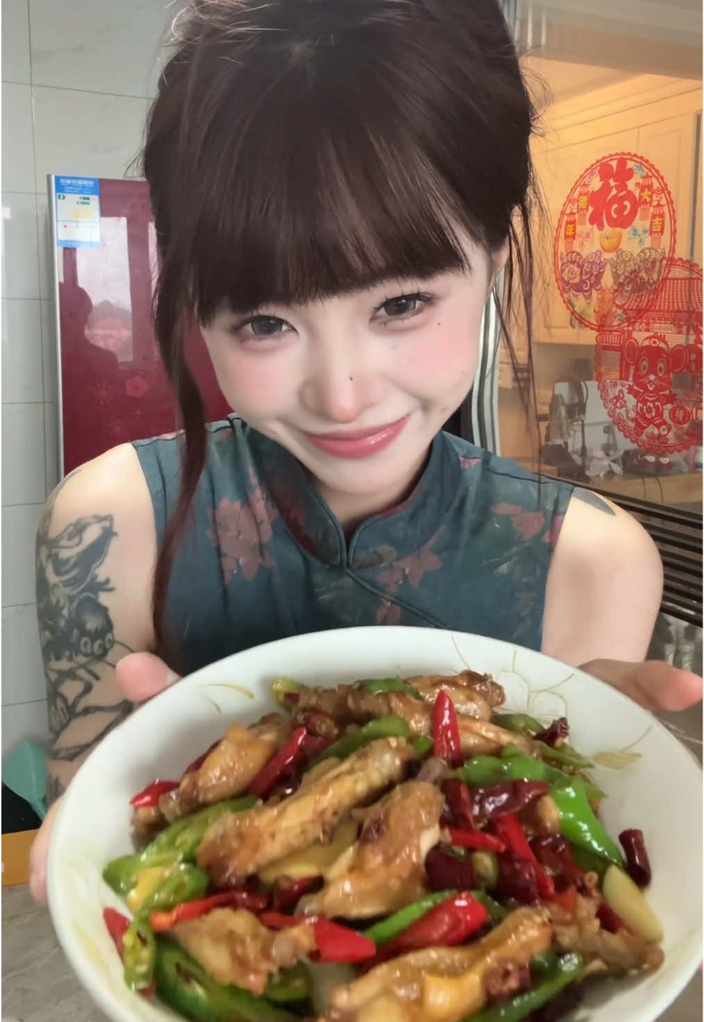 天天说我不做饭，这不是给你做了吗！ #李兜兜 #川渝女生 #廚娘 #甜妹 #cooking #food #delicious #tiktok #fyp #foryou #foryoupagе #for #or #doudou #douuod57 #doudn #dou57dou #snowwhite 