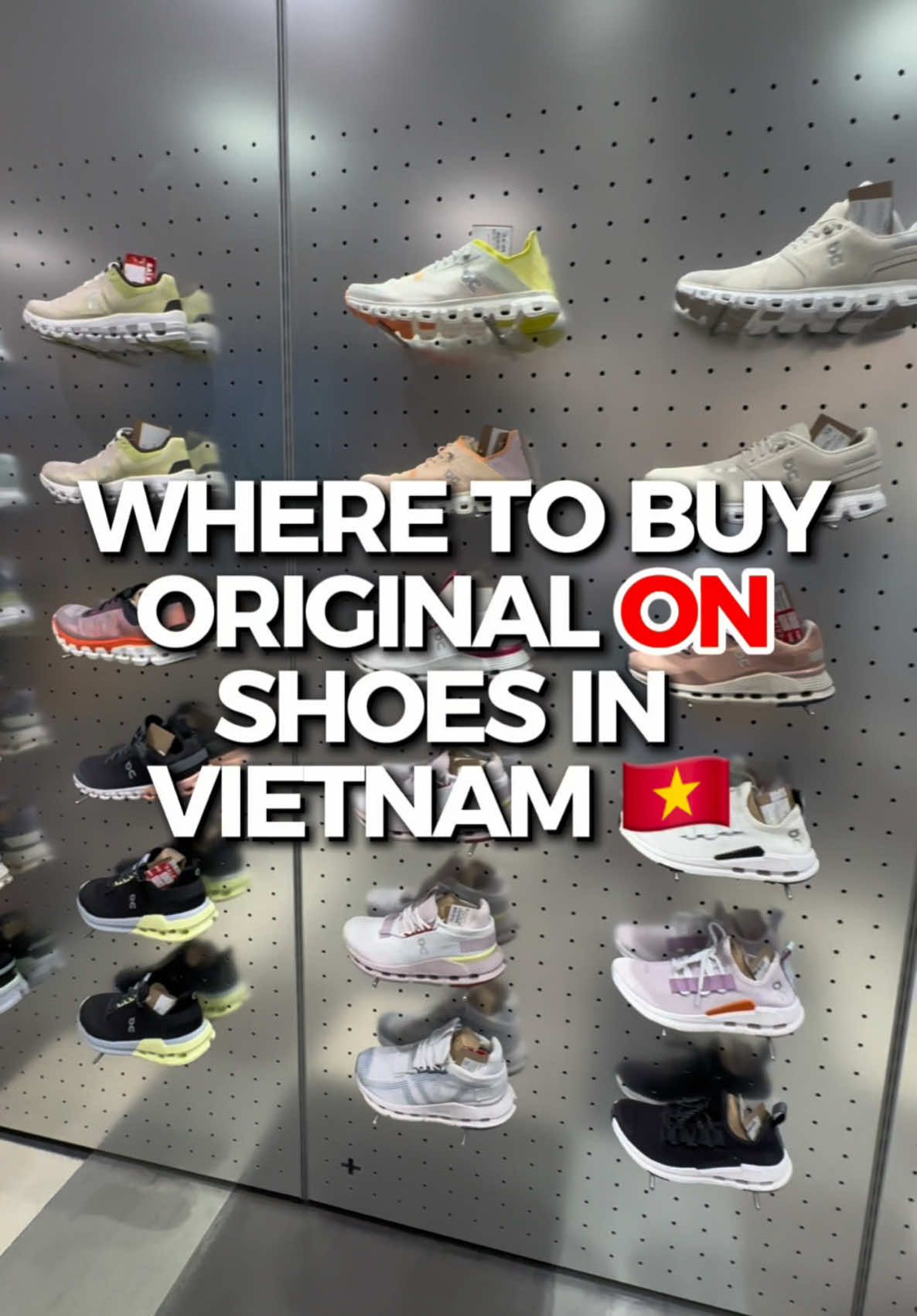 Original ON Shoes in Vietnam 🇻🇳  Baka lang naman gusto niyo malaman 😂 bakit ko sinabi original? Kasi marami ding fake na nasa markets 🤭 maging wais!  Enjoy shopping! ✨ search “maine ybiernas” on Klook get up to 15% off on Vietnam tours Klook Discount Code: MAINEKLOOK #travelph #klookph #klookkreator #instatravel #vietnam #hochiminh #oncloud 