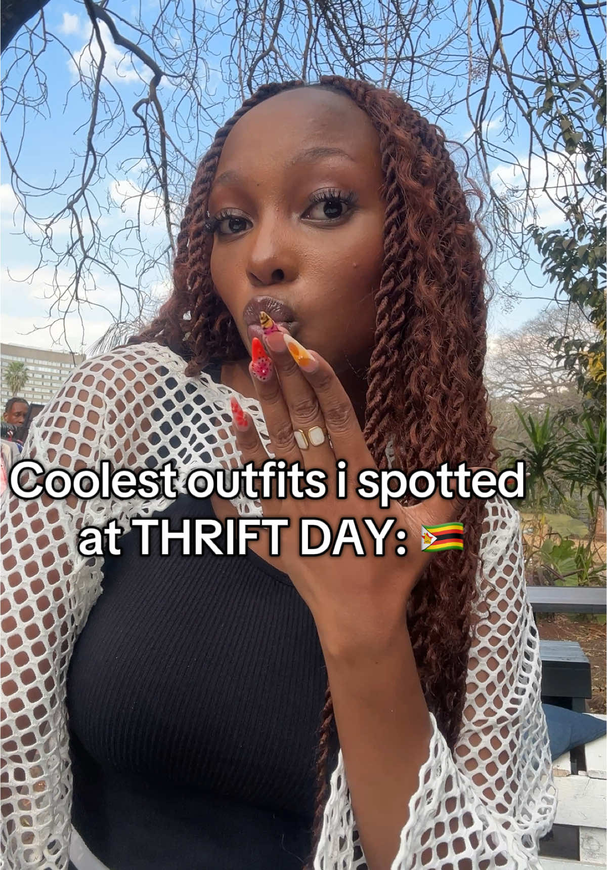 Who knew Thrift Day would turn into a runway? 😍 People showed up and showed off #Runway #fashiontiktok #StreetFashion #tiktokzim #fyp #zim 