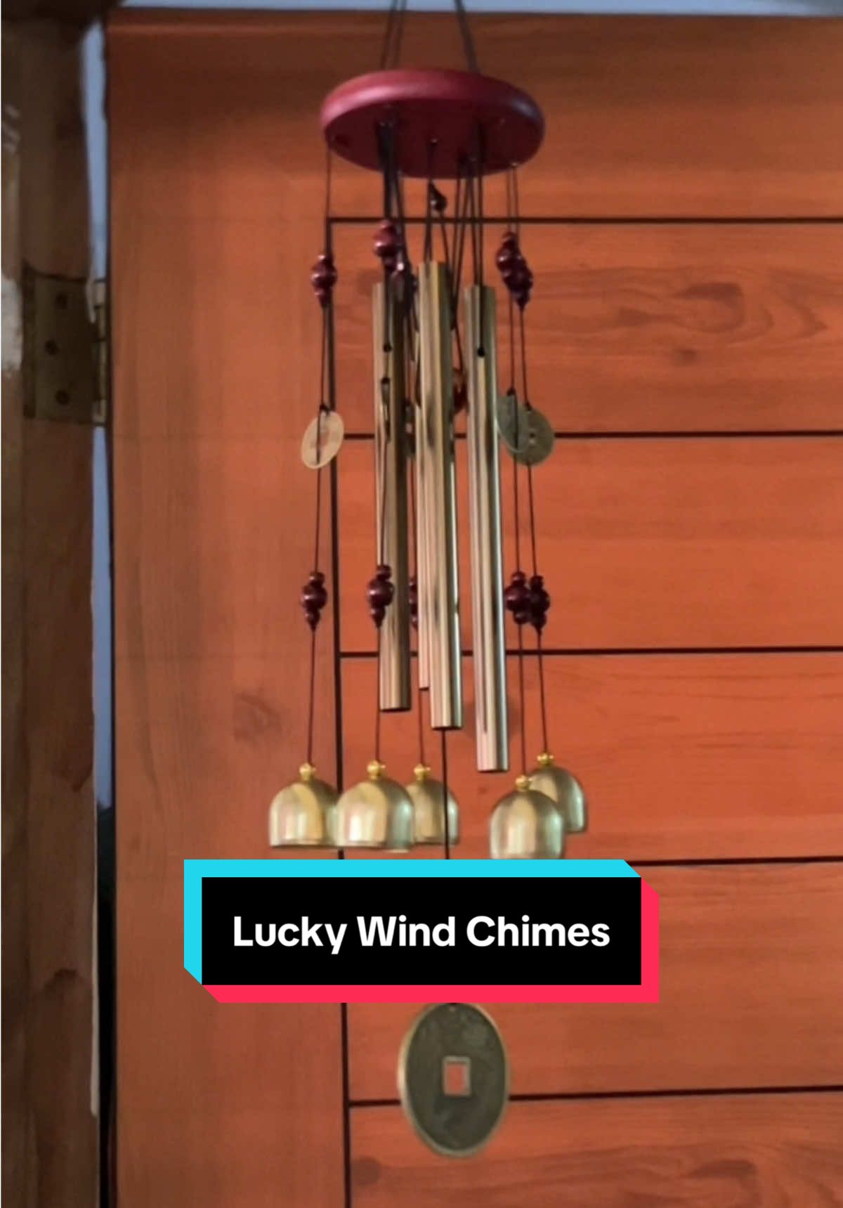 Lucky Wind Chimes ✨ #windchimes #luckywindchimes #luckycharm #doorluckycharm #fyp 