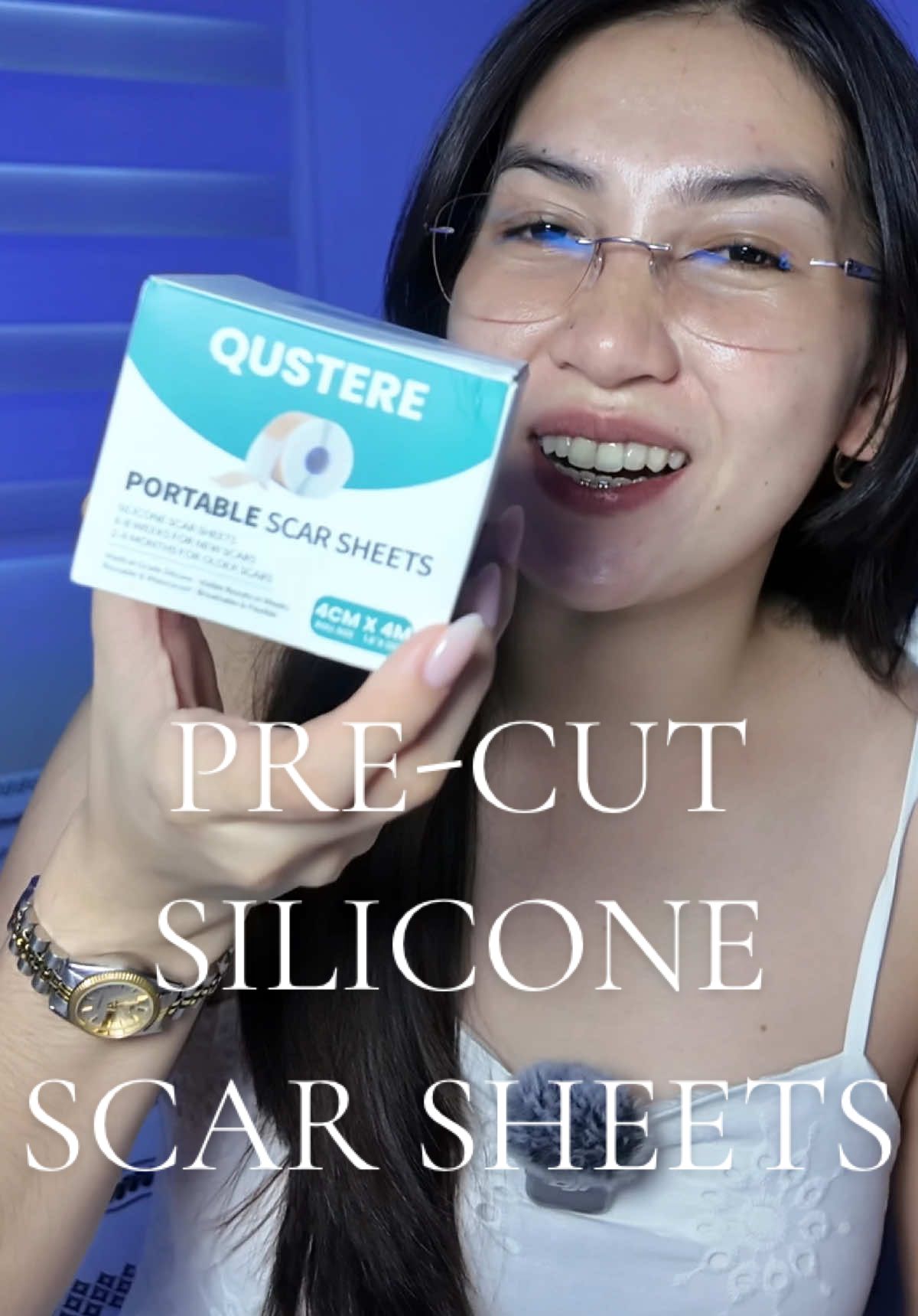 No scissors, no hassle— just tear and stick! 💯✨ Scar care na portable at naka pre-cut na?! Qustere’s got u covered!  #siliconescarsheet #scarsheet #qustere 