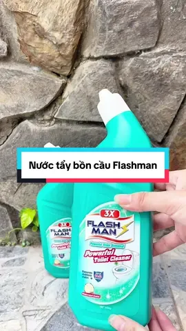 Nước tẩy bồn cầu Flashman#nuoctayboncau #flashman #giadungtienich #flashman @FLASHMANVN #papabungmo 