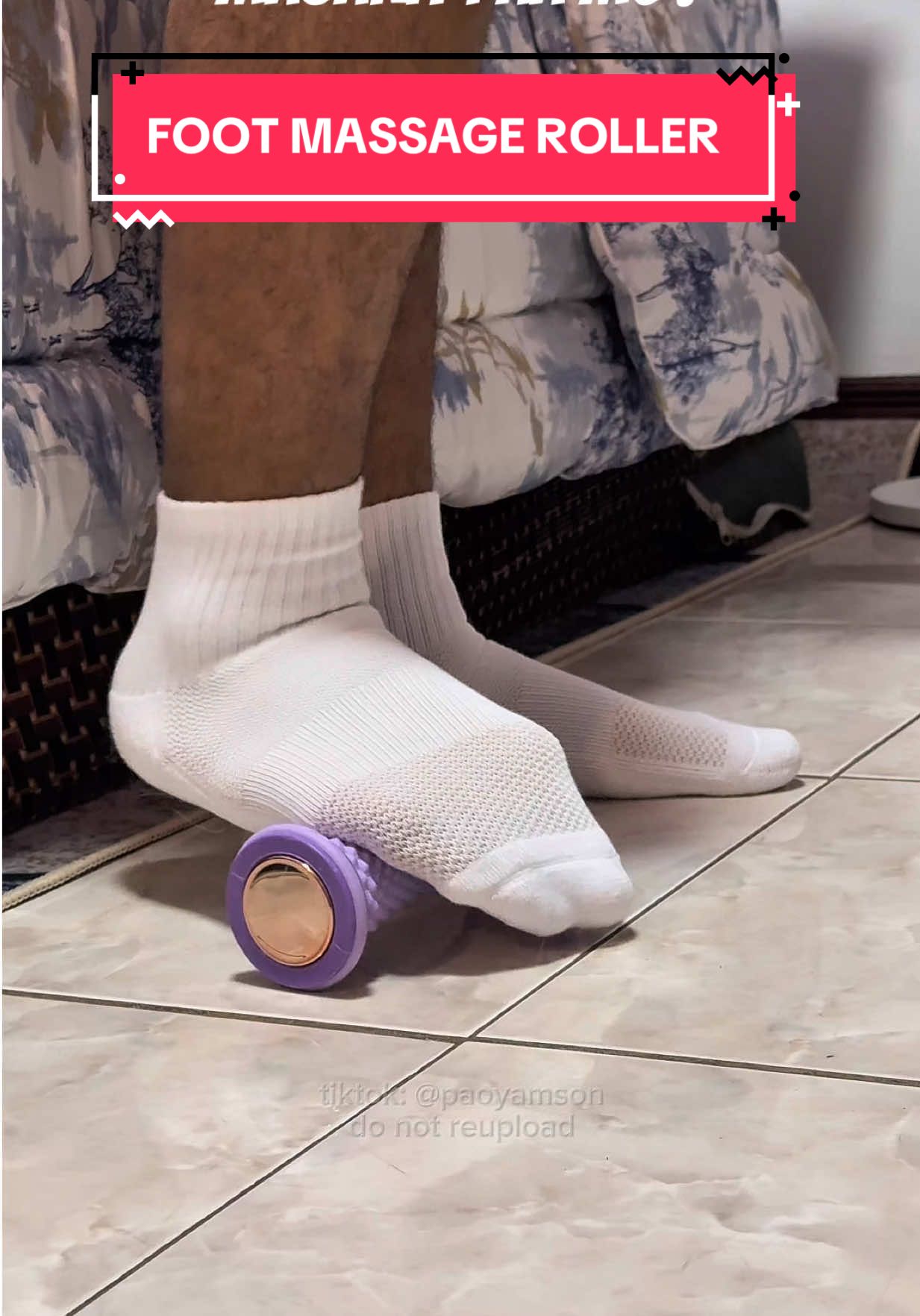 Foot Massage Roller para sa masakit na talampakan at plantar faciitis . #footmassage #footroller #footmassager #plantarfasciitisrelief #plantarfasciitis 