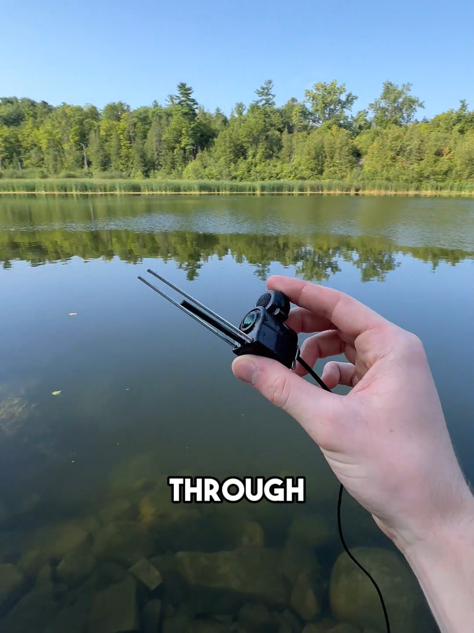 Replying to @iamjustdouggieit will transform how you fish 😳 #pondfishing #fishinglife #fishingcamera #bassfishing 