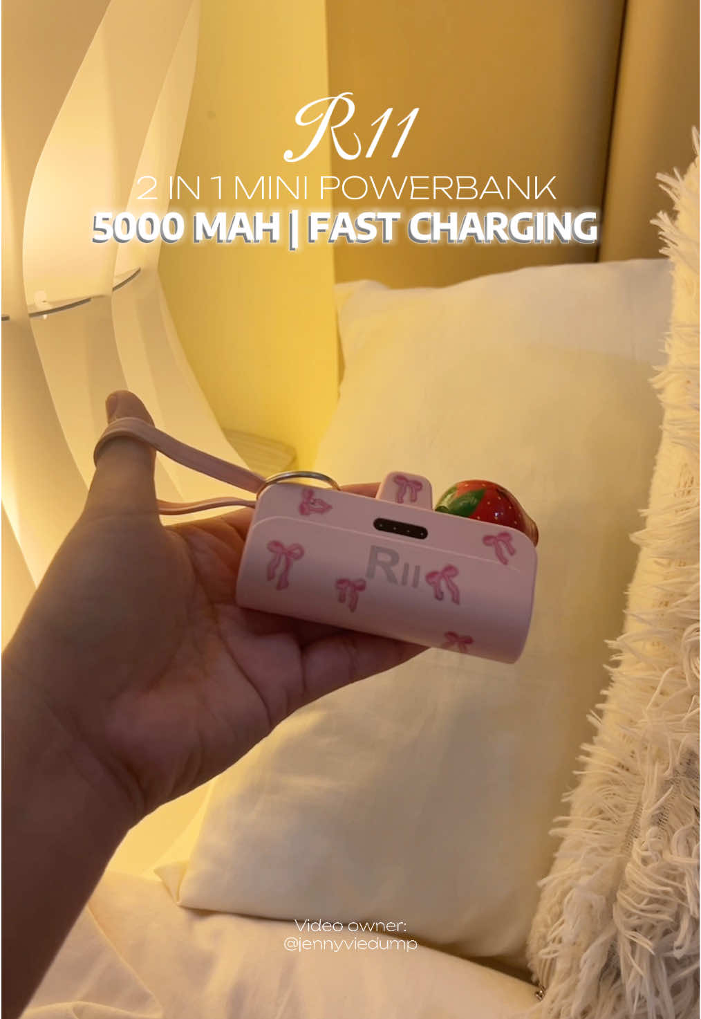 must have! So cute very handy ✨🫶🏻 #powerbank #minipowerbank #powerbankviral #powerbankmini #r11minipowerbank #ordernow #budolfinds #budoloftheday #sale 