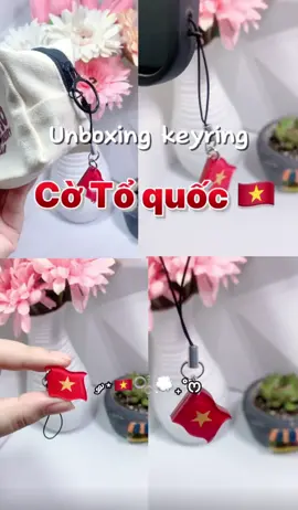 Biết ơn vì sinh ra là người Việt Nam 🇻🇳 #unboxing #phukien #keyring #quockhanhmung2thang9 #viral 