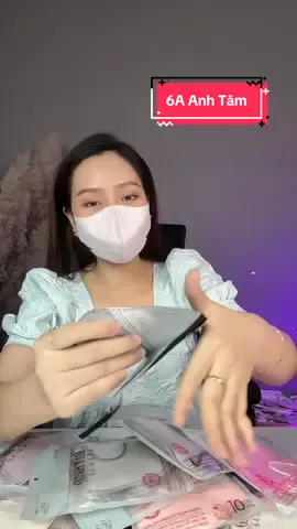 Khẩu trang 6A Anh Tâm 4 lớp dày đẹp #khautrang #khautrang6a #khautrangchongnang #khautrangchongtiauv #muataitiktok 