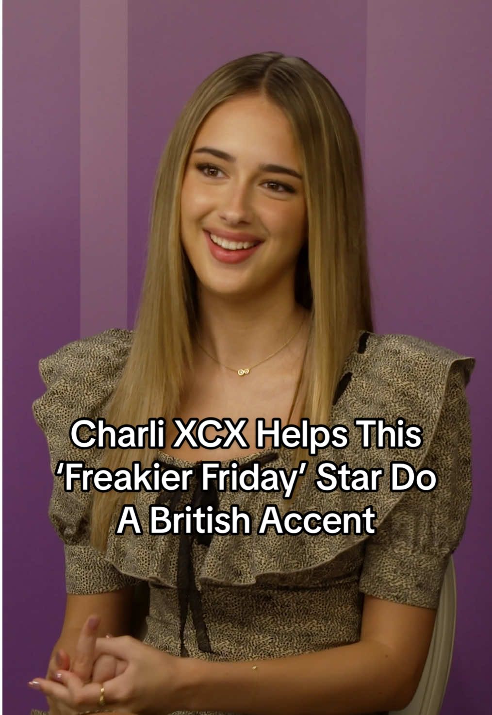 #JuliaButters is a big fan of the viral #BritishVogue X #CharliXCX sound.