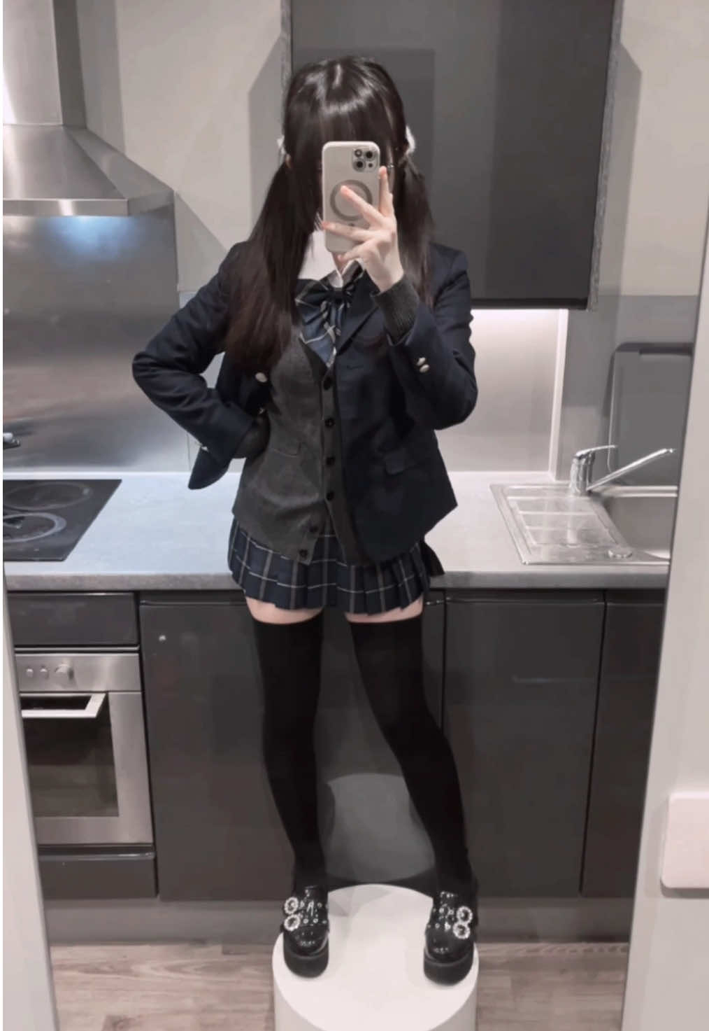なんちゃって♪ ✧ #nanchatteseifuku #なんちゃって制服 #jfashion #おすすめ乗りたい ⊹  