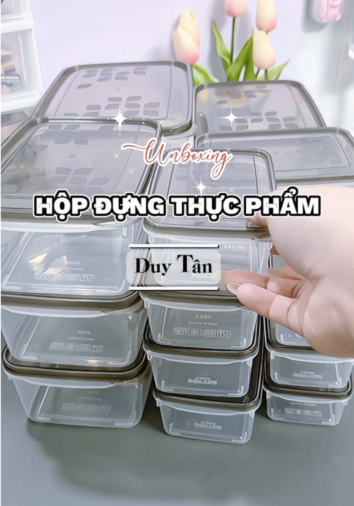 Bộ hộp tiện lợi #hopthucpham #hopnhuaduytan #nhuaduytan #unbox #xh 